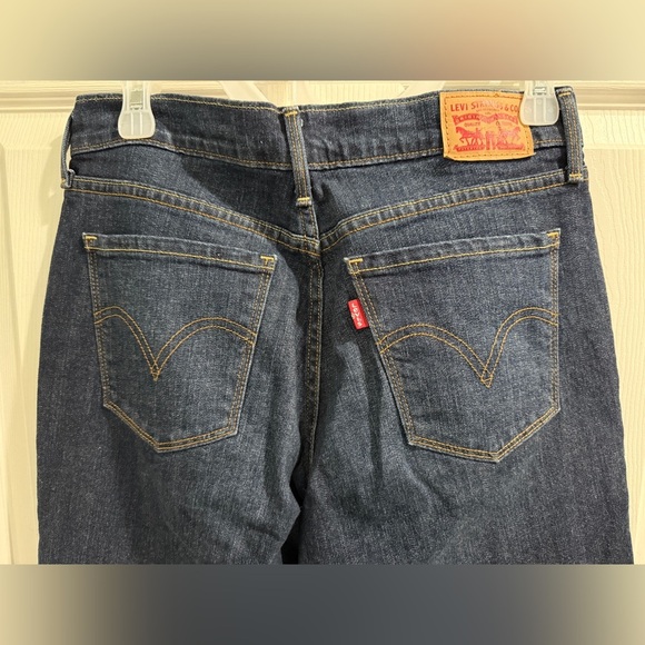 Levi's 505 Size 6 Women's Dark Blue Straight Leg Jeans NWOT - Picture 4 of 7